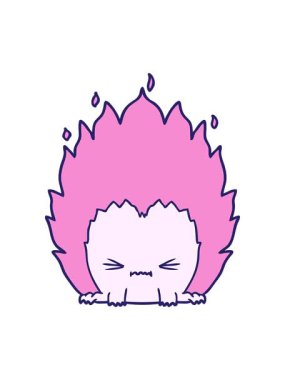 Çizgi film yaratığını salla ve durdur.