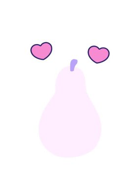 dönen kalpler çizgi film armudunun animasyonu