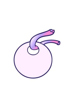 Çizgi film hediye etiketinin yanıp sönen radyal çizgileri