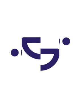 Basit mutlu yüz simgesinin bölünmüş hareket animasyonu