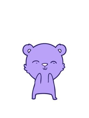 Çizgi film karakterinin animasyonunu genişletiyorum.