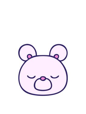 Garip çizgi film dizaynının zıplama hareketi animasyonu