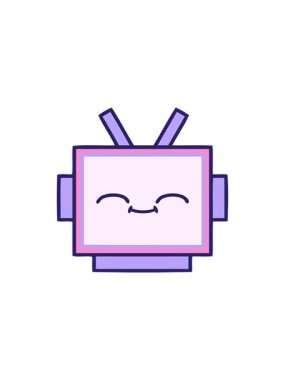 Bir robot kafa çizgi filminin bölünme etkisi