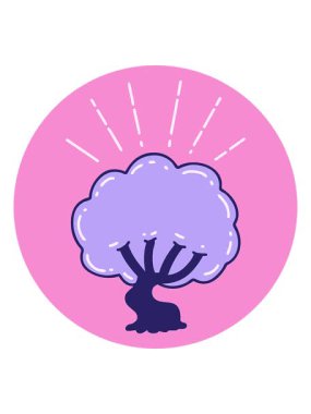 Dövme stili ağacın hareketli animasyonu