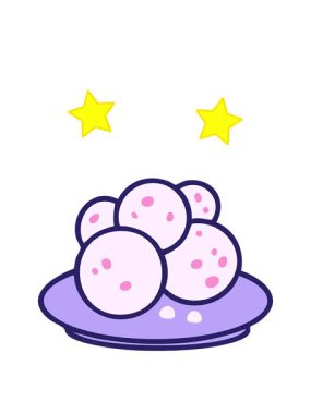 Pao de queijo Brezilya peynirli ekmeğin tabakta dönen yıldızları canlandırması