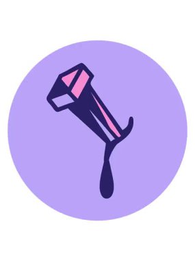 Demir çivi çiziminin canlandırma efektini piksel hale getir