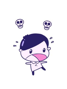 Kafataslarını döndüren sevimli çizgi filmin animasyonu şok adam