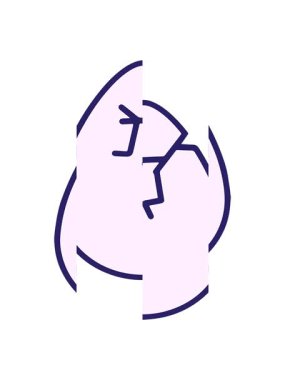 Kırık Paskalya Yumurtası Tasarımı 'nın bölünen hareketi