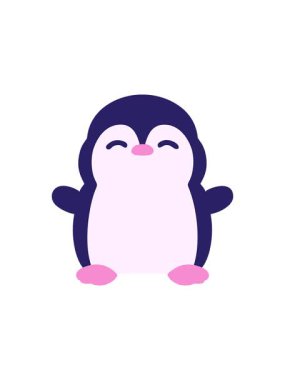 Dikkat çekici küçük penguen animasyonu