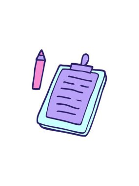 Çizgi film karalama panosunun bölünme etkisi animasyonu