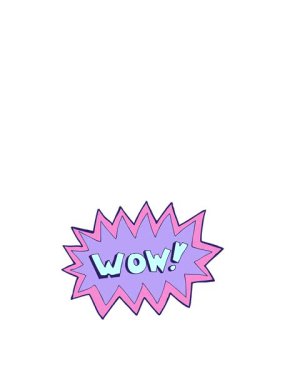 wow metninin zıplama hareketi canlandırması