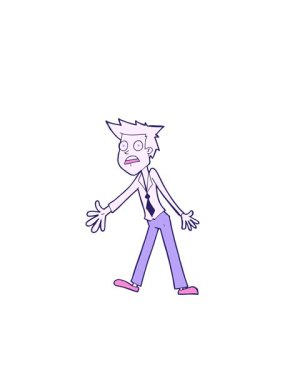 Çizgi film animasyonunun yanıp sönen radyal çizgileri