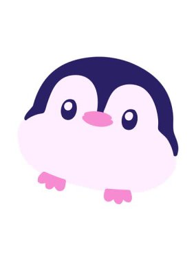 Noel pengueninin hareketli baskısı