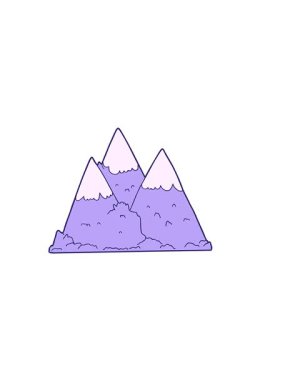 karalama dağlarının yatay titreşimli animasyonu