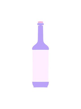 el çizimi tuhaf şarap şişesinin animasyonunu bob ve duraklat