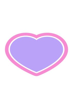 kalp sembolü grafik illüstrasyon simgesinin hareketli canlandırması