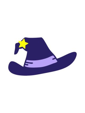 Parlayan yıldızlar ürkütücü cadı şapkasının animasyonunu etkiler.