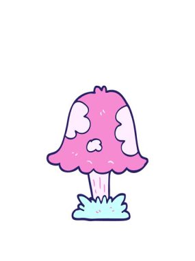 Karikatür mantarının animasyonunu genişletiyorum.