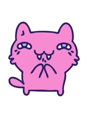 Yaramaz bir cadılar bayramı kedisinin titreşimli animasyonu