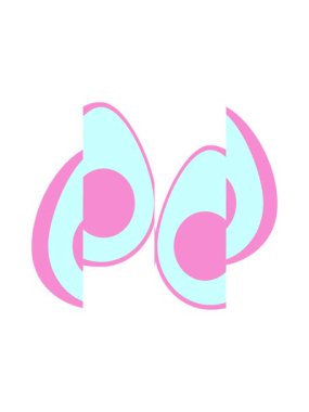 avokado illüstrasyonunun bölünmüş hareket animasyonu