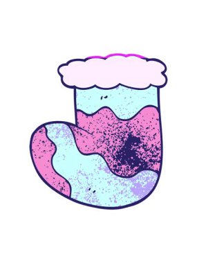 power up animation of christmas stocking