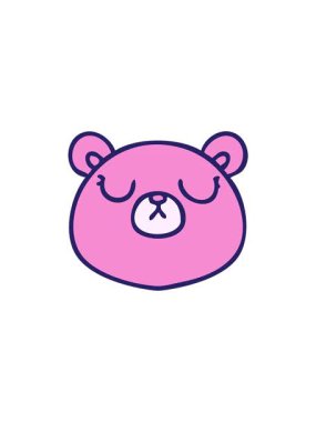 Tuhaf çizgi film ayısının satış animasyonu