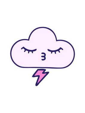 Bir gök gürültüsü bulutunun eski grunge dokusunun titreşimli hareketli animasyonu