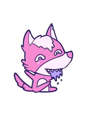 Tilki çizgi filminin titrek hareketli animasyonu