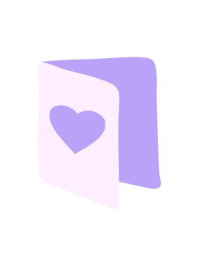 Sevgililer günü kartının dönen hareket canlandırması