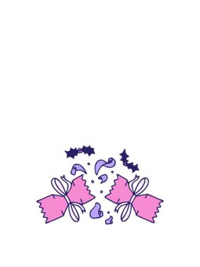 Zıplama hareketi çizilmiş el animasyonu çizgi film patlamış kraker