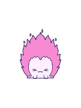 Çizgi film yaratığının canlandırma etkisi