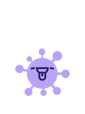 tatmin olmuş virüsün hareketli animasyonu