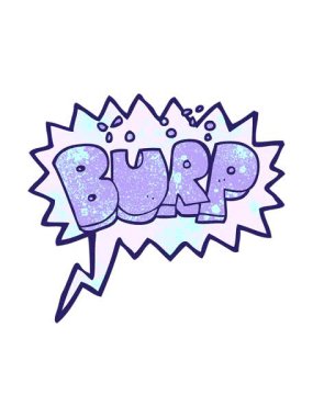 Gazlı çizgi film metni desenli el yazması konuşma balonunun ışık efekti animasyonu