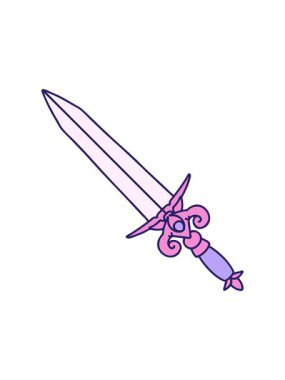 Bir hançerin ışık efekti animasyonu