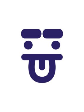 Hoşnutsuz yüz simgesinin basınçlı canlandırması