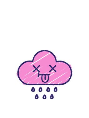 Bulut Tebeşiri Çizim Tasarımı 'nın zıplama hareketi canlandırması