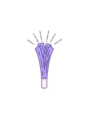 Geleneksel dövme stili pırasa resimlerinin satış animasyonu