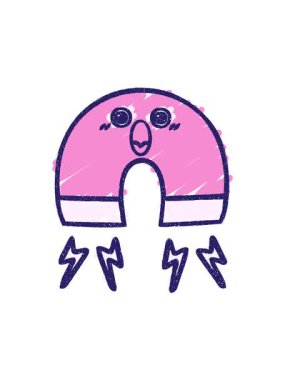 Magnet Tebeşir Çiziminin dönen hareketli animasyonu