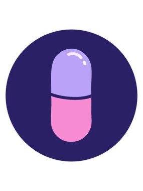 Bir hapın görüntüsünün canlandırma efektini piksel hale getir