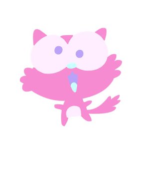 rise and float animation of Happy Cat