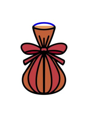 Japon omiyage geleneğinde paketlenmiş hediyenin animasyonunu güçlendir.