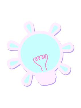 Ampul çıkartmasının ışık efekti animasyonu