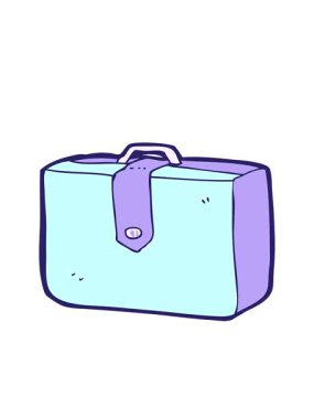 bavul çizgi filminin hareketli animasyonu