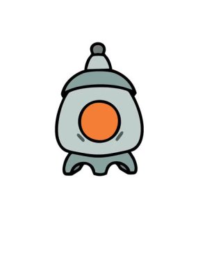 Japon taşından yapılmış bir tapınağın canlandırması içeriden aydınlatılıyor.