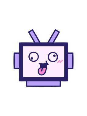 Robot kafasının hareketli animasyonu