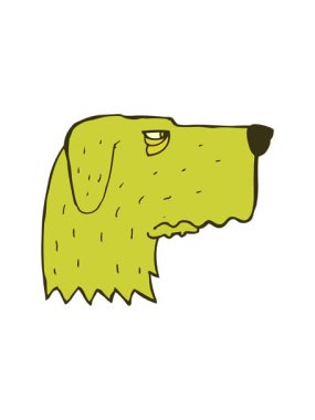 Köpeğin çizgi filminin renk animasyonu değişiyor