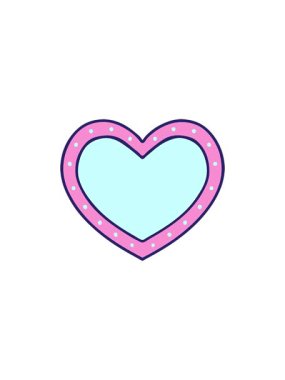 Bir kalbin dövme stilini ikiye bölme etkisi