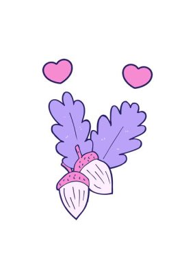 dönen kalpler karikatür meşe palamudu animasyonu