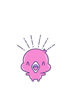 Geleneksel dövmeli hatunun zıplama hareketli animasyonu