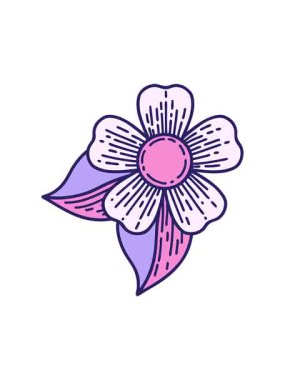 Çiçek tasarımının hareketli canlandırması